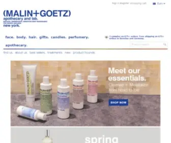 Malinandgoetz.eu((MALIN+GOETZ)) Screenshot