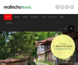 Malinchotravel.com(Travel Bulgaria) Screenshot