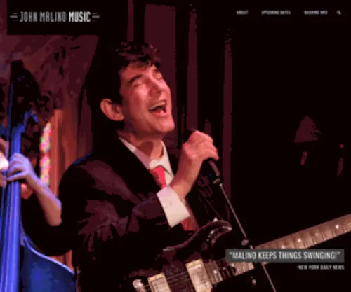 Malino.com(John Malino Band) Screenshot