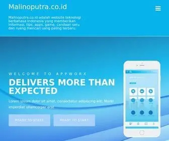 Malinoputra.co.id(Adalah website teknologi berbahasa Indonesia yang memberikan informasi) Screenshot