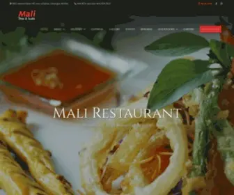 Malirestaurant.com(Mali Restaurant) Screenshot