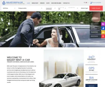 Malkey.com(Sri Lanka Car Rental) Screenshot