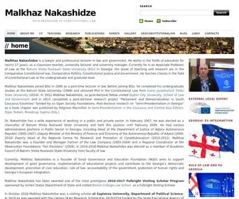 Malkhaz-Nakashidze.com(Malkhaz Nakashidze) Screenshot