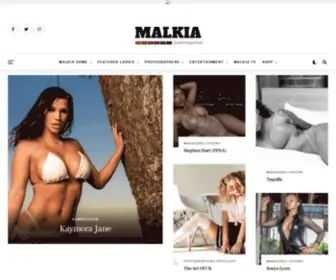 Malkiamagazine.com(Malkia Home) Screenshot