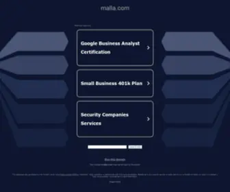Malla.com(De beste bron van informatie over malla) Screenshot