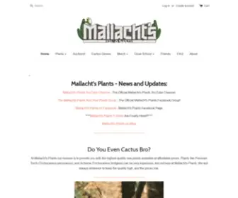 Mallachtsplants.com(Mallacht's Plants) Screenshot