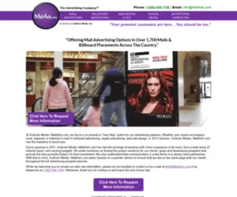 Mallads.com(Advertising In Shopping Centers) Screenshot