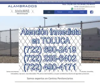 Mallamas.com.mx(Malla ciclonica) Screenshot