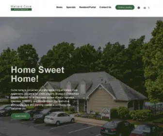 Mallardcoveapt.com(Mallard Cove Apartments) Screenshot
