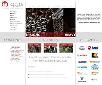 Mallargroup.com(Mild steel manufacturers) Screenshot