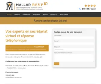 Mallarsb.com(MALLAR RSVP) Screenshot