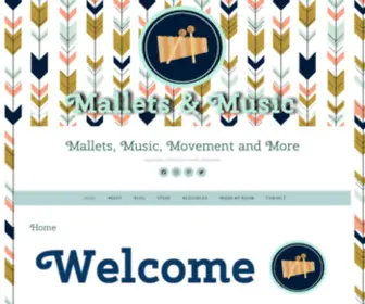 Malletsandmusic.com(Inspiring creativity in your classroom) Screenshot