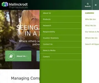 Mallinckrodt.com(Global Specialty Pharmaceutical Company) Screenshot