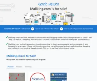 Mallking.com(Malls) Screenshot