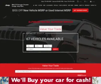 MallofgaCDJ.com(Mall of Georgia Chrysler Dodge Jeep Ram) Screenshot