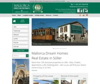 Mallorca-Dreamhomes.com(Real Estate in Sóller) Screenshot