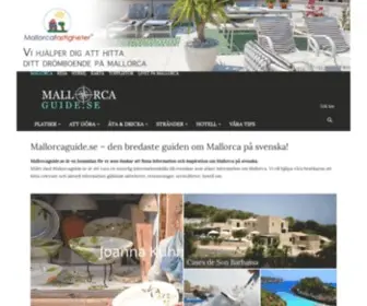 Mallorcaguide.se(Mallorca) Screenshot