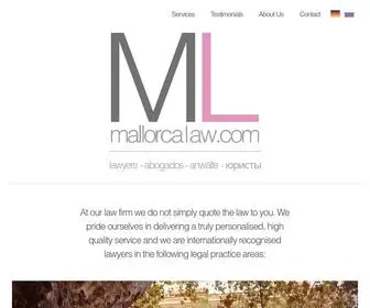 Mallorcalaw.com(Mallorca Law) Screenshot