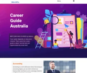 Mallory.com.au(Career Guide Australia) Screenshot
