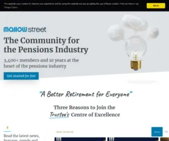 Mallowstreet.com(A Better Retirement for Everyone) Screenshot