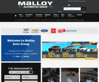 Malloy.com(Malloy Auto Group) Screenshot