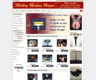 Malloymodernmagic.com(Malloy Modern Magic) Screenshot