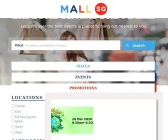 Mallsg.sg(Malls Singapore) Screenshot