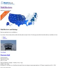 Mallsite.us(Mall Reviews and Ratings) Screenshot