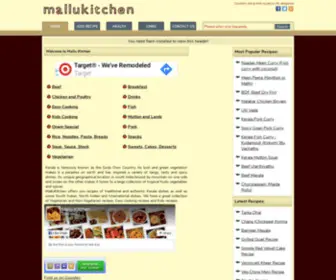 Mallukitchen.com(Mallu Kitchen) Screenshot