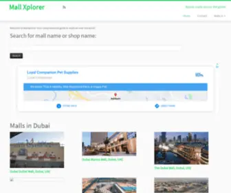 MallXplorer.com(Mall Xplorer) Screenshot