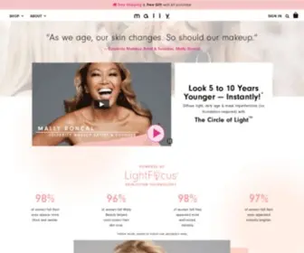 Mally.com(Mally Beauty) Screenshot