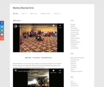 Malmomartialarts.com(Malmo Martial Arts) Screenshot