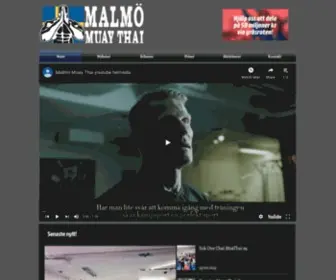 Malmomuaythai.se(Malmö) Screenshot