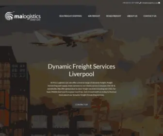 Malogistics.com(Dynamic Freight Services) Screenshot