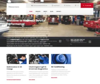 Malonesservice.com(Auto Repair Shop Marietta GA) Screenshot