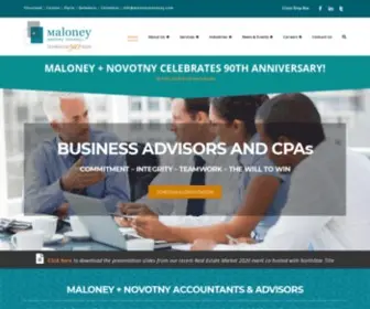 Maloneynovotny.com(Cleveland Certified Public Accountant) Screenshot