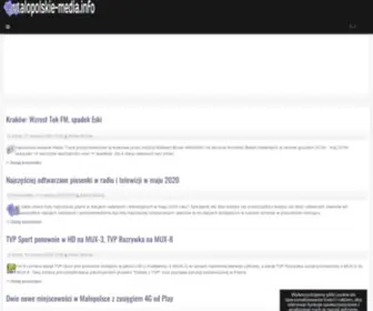 Malopolskie-Media.info(Aktualności) Screenshot