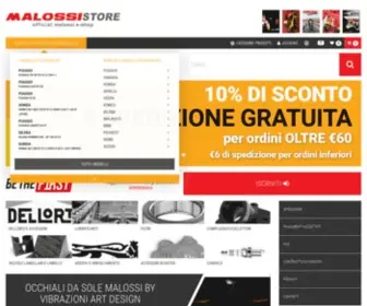 MalossiStore.it(Il negozio online della Malossi. Tutto quel che serve per il tuo scooter) Screenshot