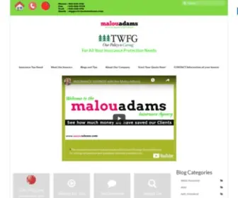 Malouadams.com(Your Resource for Protecting You and Yours) Screenshot