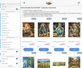 Malovaniepodlacisel-Shop.sk(Maľovanie podľa čísel SCHIPPER) Screenshot