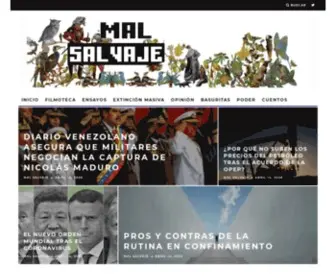 Malsalvaje.com(Hacemos periodismo de balcón) Screenshot