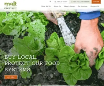 Malt.org(Marin Agricultural Land Trust) Screenshot