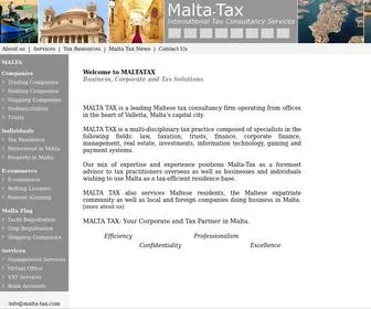 Malta-Tax.com(MALTA TAX) Screenshot