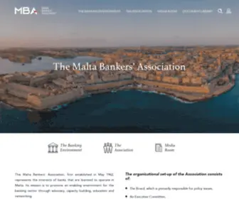 Maltabankers.org(Malta Bankers Association) Screenshot