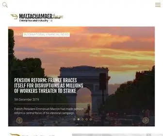 Maltachamber.org.mt(The Malta Chamber) Screenshot