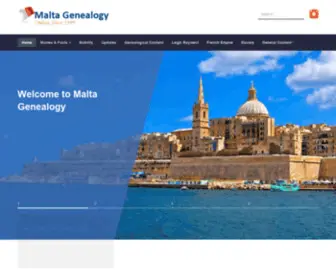 Maltagenealogy.com(Online and free since 1999) Screenshot
