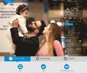 Maltairport.com(Malta International Airport) Screenshot