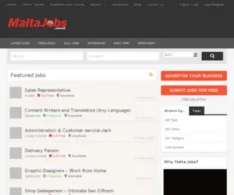 Maltajobs.com.mt Screenshot
