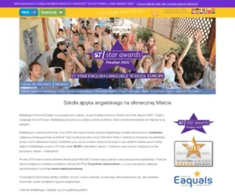Maltalingua.pl(Angielski, szkoły językowe na Malcie) Screenshot