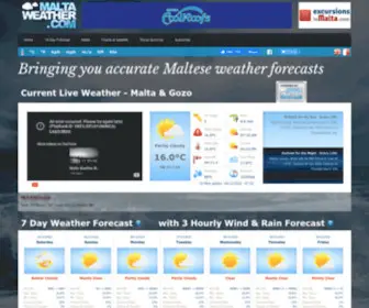 Maltaweather.com(Malta Weather) Screenshot